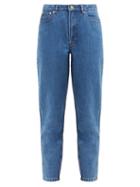 Matchesfashion.com A.p.c. - 1980s Style Cotton Blend Jeans - Womens - Denim