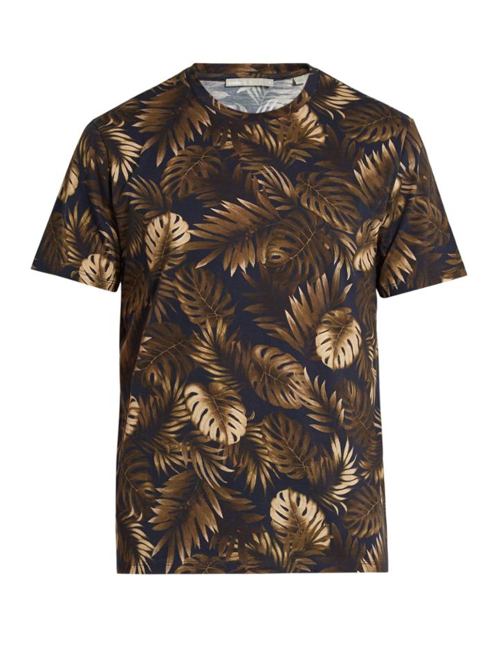 Vince Cabana-print Cotton-jersey T-shirt