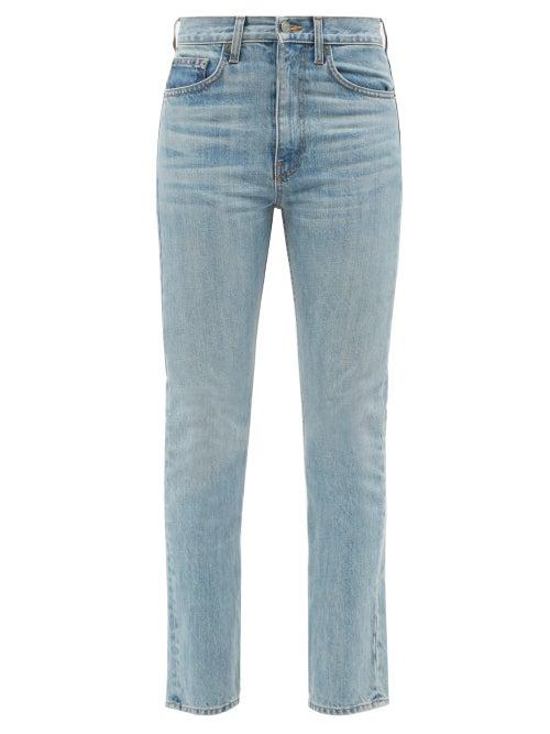 Brock Collection - Wright Cropped Slim-leg Jeans - Womens - Denim