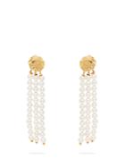 Elise Tsikis Madera Faux-pearl Tassel Drop Earrings