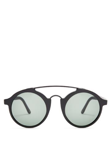 L.g.r Sunglassses Calabar Round-frame Acetate Sunglasses
