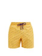 Matchesfashion.com Vilebrequin - Mahina Turtle-print Swim Shorts - Mens - Orange Multi