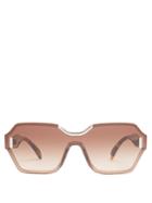 Prada Eyewear Rectangle-frame Acetate Sunglasses