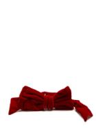 Matchesfashion.com Maison Margiela - Bow Embellished Velvet Belt - Womens - Red