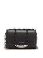 Matchesfashion.com Alexander Mcqueen - The Story Whipstitched Leather Shoulder Bag - Womens - Black