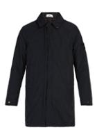 Matchesfashion.com Stone Island - Concealed Hood Technical Coat - Mens - Navy