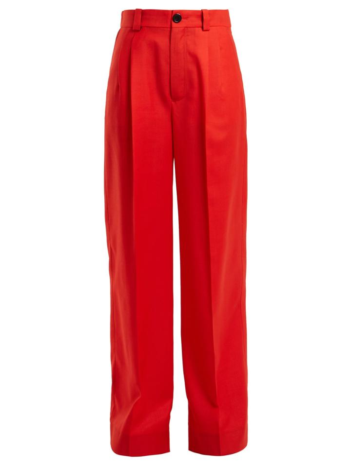 Kwaidan Editions Annik Wide-leg Wool Trousers