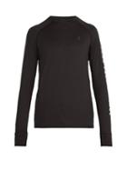 Matchesfashion.com Peak Performance - Print Sleeved Stretch Jersey Top - Mens - Black