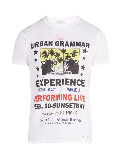 Matchesfashion.com Valentino - Concert Crew Neck Cotton T Shirt - Mens - White