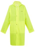 Matchesfashion.com Vetements - Oversized Pvc Coated Hooded Raincoat - Mens - Yellow