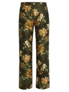 F.r.s - For Restless Sleepers Corno Floral-jacquard Wide-leg Trousers