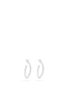 Matchesfashion.com Pearls Before Swine - Hammered Sterling-silver Hoop Earrings - Mens - Silver