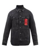 Dolce & Gabbana - Logo-patch Denim Shirt - Mens - Black