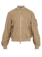 Matchesfashion.com Jw Anderson - Ribbed Trimmed Bomber Jacket - Mens - Beige