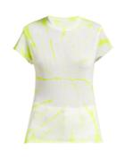 Matchesfashion.com The Elder Statesman - Tie-dye Cashmere And Silk-blend T-shirt - Womens - White Multi