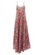 Matchesfashion.com Etro - Paisley-print Crepe Maxi Dress - Womens - Red Multi