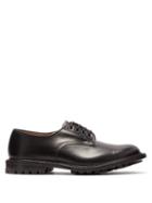Matchesfashion.com Tricker's - Daniel Commando-sole Leather Derby Shoes - Mens - Black