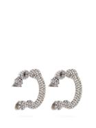 Matchesfashion.com Burberry - Crystal Embellished Horse Hoof Earrings - Womens - Crystal