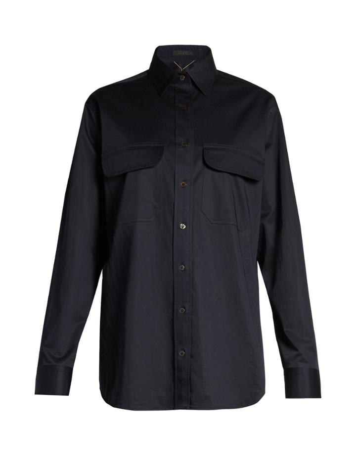 The Row Pilt Stretch-cotton Poplin Shirt