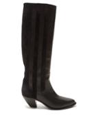 Matchesfashion.com Golden Goose Deluxe Brand - Nebbia Panelled Leather Boots - Womens - Black