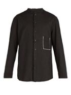 Matchesfashion.com By Walid - Tarek 19th Century Linen Shirt - Mens - Black