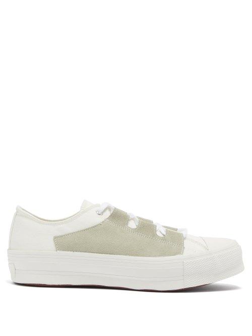 Matchesfashion.com Needles - Asymmetric Ghillie Trainers - Mens - White