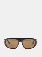 Tom Ford Eyewear - Edward 02 D-frame Acetate Sunglasses - Mens - Black