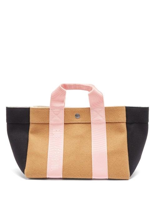 Rue De Verneuil - Parcours S Wool-blend Melton Tote Bag - Womens - Beige