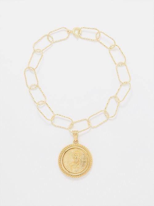 Hermina Athens - Amalthea Gold-plated Bracelet - Womens - Yellow Gold