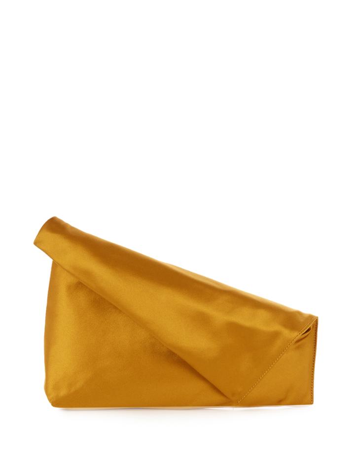 Diane Von Furstenberg Fold-over Satin Clutch
