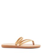 Matchesfashion.com Ancient Greek Sandals - Cross-strap Leather Slides - Womens - Tan