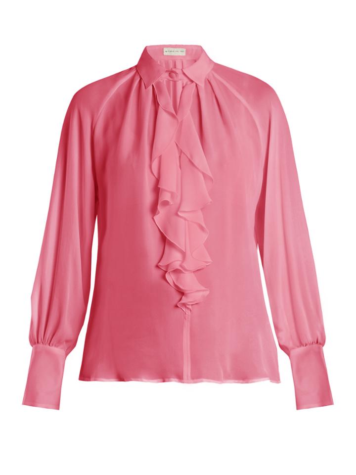 Etro Villandry Silk Crepe De Chine Blouse