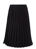 Raf Simons - Asymmetrical Pleated Skirt - Womens - Black