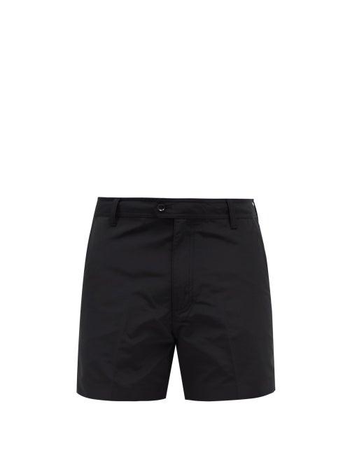 Tom Ford - Flat-front Faille Tailored Shorts - Mens - Black