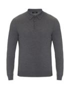 Ermenegildo Zegna Long-sleeved Wool Polo Shirt