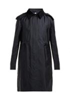 Matchesfashion.com Burberry - Gullane Drawstring Waist Trench Coat - Womens - Black