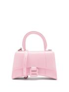 Balenciaga - Hourglass Xs Leather Bag - Womens - Pink