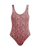 Matchesfashion.com Reina Olga - For A Rainy Day Leopard Print Swimsuit - Womens - Pink Multi