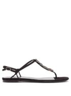 Matchesfashion.com Valentino Garavani - Maison Snake Crystal-embellished Suede Sandals - Womens - Black