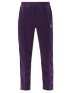 Matchesfashion.com Needles - Butterfly-embroidered Jersey Track Pants - Mens - Purple