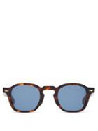 Matchesfashion.com Jacques Marie Mage - Zephirin Squared Frame Acetate Sunglasses - Mens - Tortoiseshell
