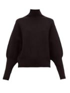 Matchesfashion.com Acne Studios - Kelenor Balloon Sleeve Sweater - Womens - Black