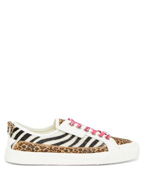 Matchesfashion.com Jimmy Choo - Impala Leopard-print Leather Trainers - Womens - Multi