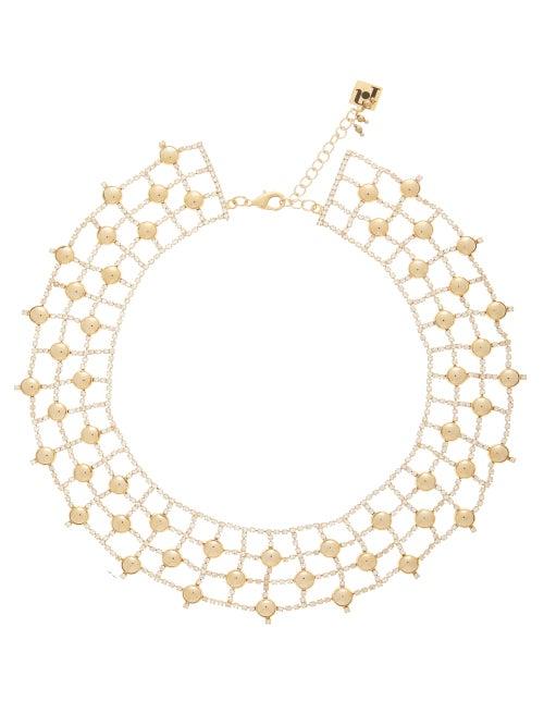 Matchesfashion.com Rosantica - Barcelo Crystal-embellished Choker - Womens - Gold