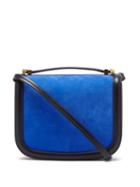 Ladies Bags Jil Sander - Suede And Leather Cross-body Bag - Womens - Black Blue