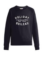 Holiday Logo-print Cotton Sweatshirt