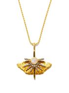 Harris Reed X Missoma - Pearl & 18kt Gold-plated Butterfly Necklace - Womens - Gold Multi