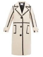 Matchesfashion.com Stand Studio - Tricia Patent Edged Faux Shearling Coat - Womens - Multi