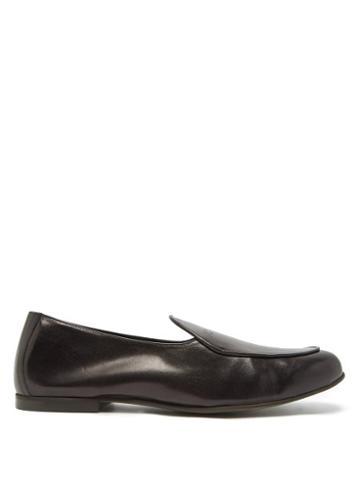 Jacques Solovire - Jacques Leather Loafers - Mens - Black