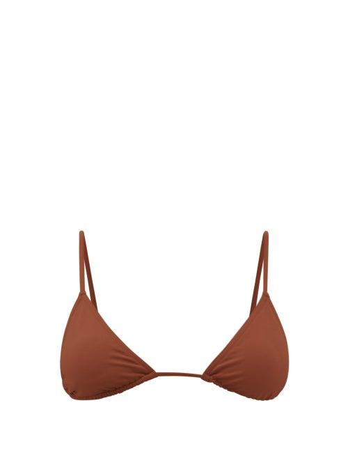 Matchesfashion.com Eres - Mouna Triangle Bikini Top - Womens - Brown